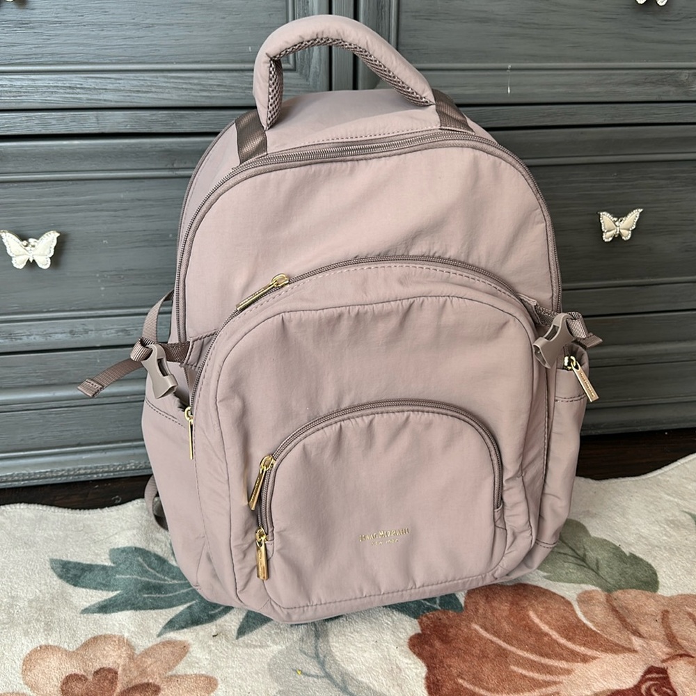 Isaac Mizrahi viral backpack that holds Stanley New without tags
